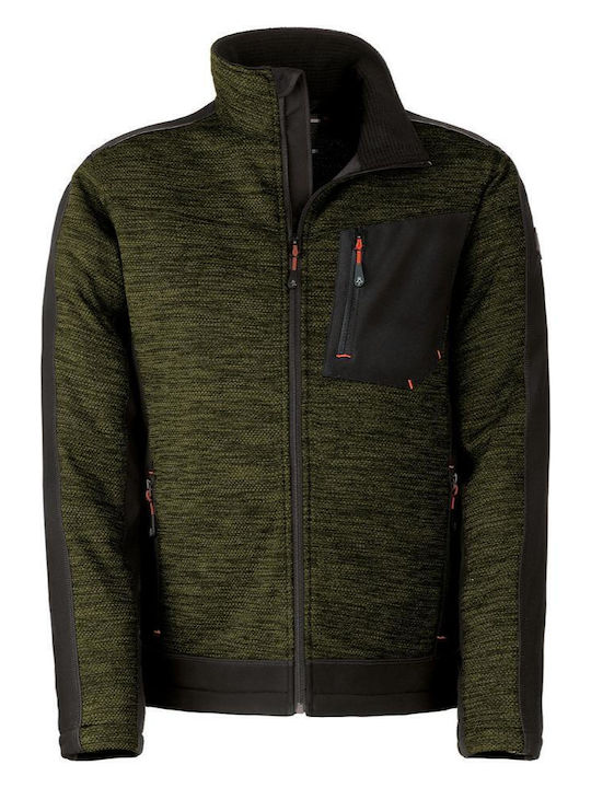 Kapriol Vittoria Pro Pro Geacă de lucru Softshell Verde