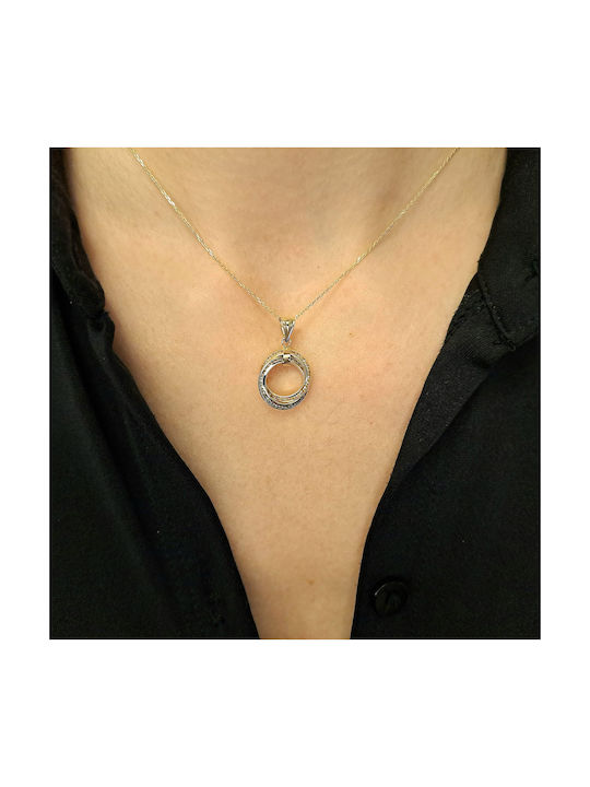 Kosmima Michalis Necklace Double from Gold 14K