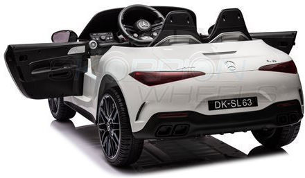 Mercedes Benz Sl63 Doppelsitzer Mit Fernbedienung Lizensiert 12 Volt Graues