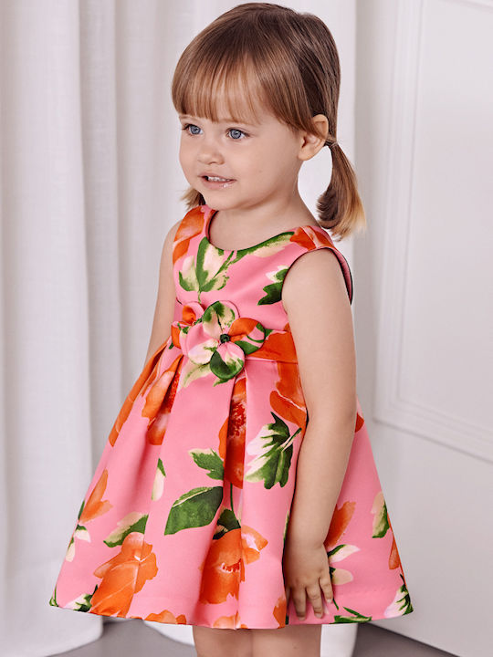 Abel & Lula Kids Dress Satin Fuchsia