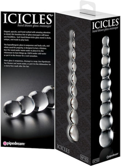 Pipedream Icicles No.2 Perle anale Transparente 22.5cm