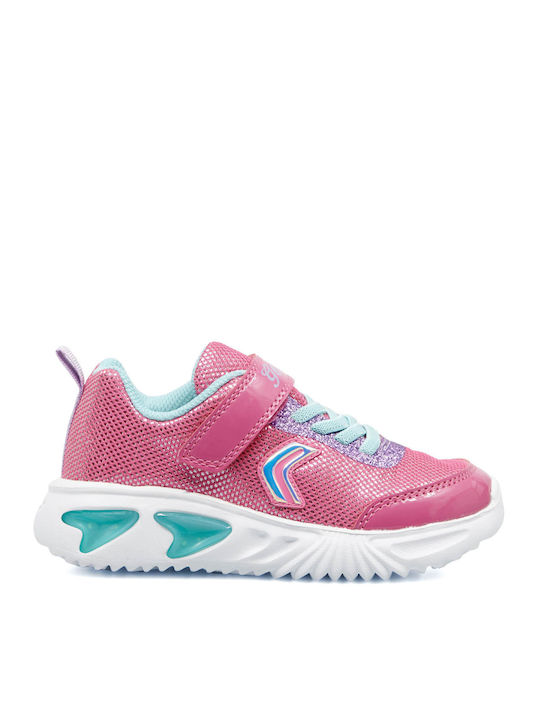 Geox Kinder-Sneaker Anatomisch Fuchsie