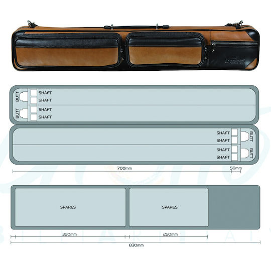 Longoni Steakas case Μπιλιάρδου 1pcs 6384