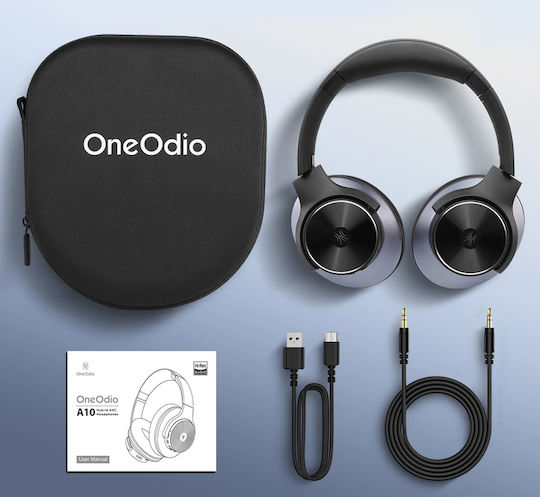 OneOdio A10 Kabellos / Kabelgebunden Über Ohr Kopfhörer mit 40 Stunden Betriebszeit und Quick Charge Schwarz