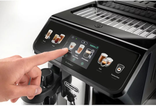 De'Longhi Explore Αυτόματη Μηχανή Espresso 1450W Πίεσης 15bar με Μύλο Άλεσης Μαύρη ECAM450.65.G