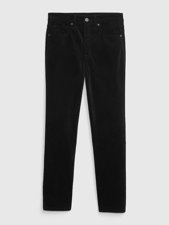 GAP Vintage High Waist Women's Jean Trousers in Slim Fit Black