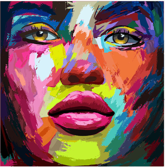 Colorful Emotions σε Καμβά 80x120 cm