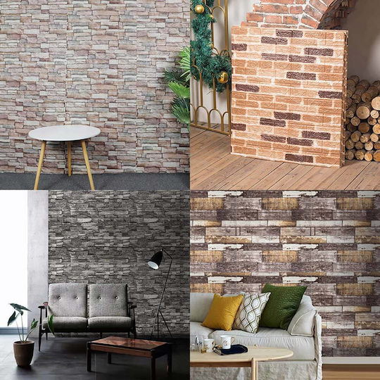 Panouri Decorative 3D Autoadezive Albe 77x70cm