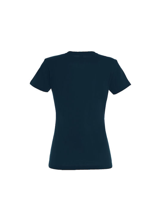 Sol's Women's Short Sleeve Promotional T-Shirt Petroleum Blue