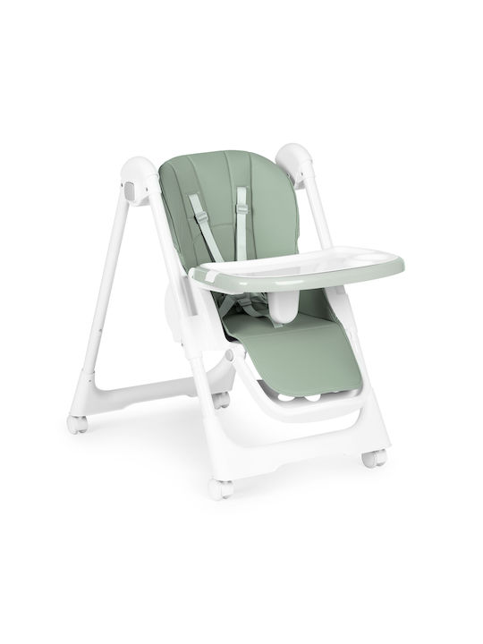 Ecotoys Foldable Baby Highchair with Adjustable Height Green HA-013 Green