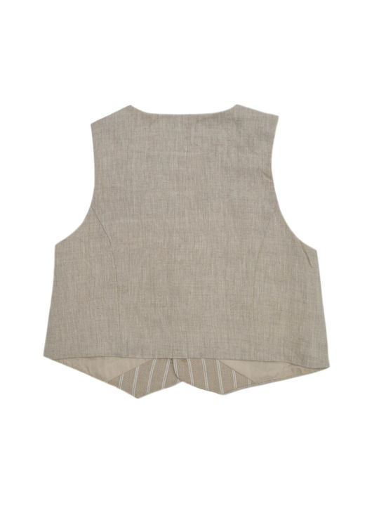 Abel & Lula Kids Vest Beige (Beige)