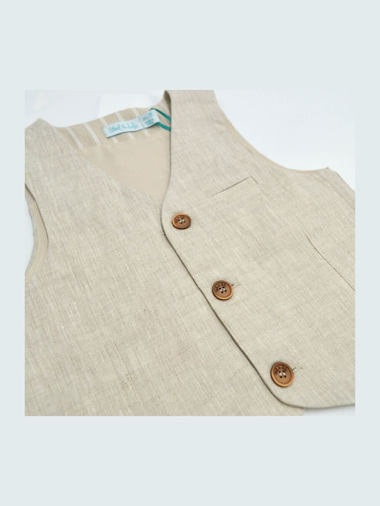 Παιδικό Γιλέκo Μπεζ (Beige)