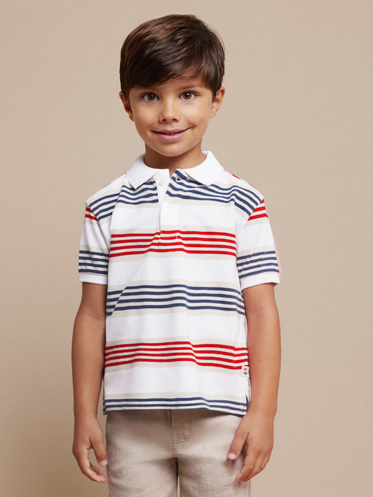 Mayoral Kids Polo Short Sleeve Watermelon (Watermelon)