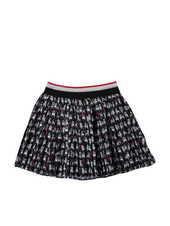 Kids' Pleated Skirt Black