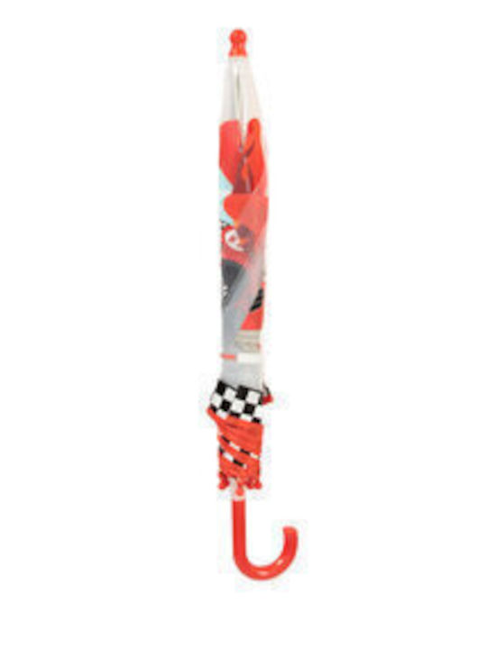 Playshoes Kids Curved Handle Umbrella with Diameter 62cm White