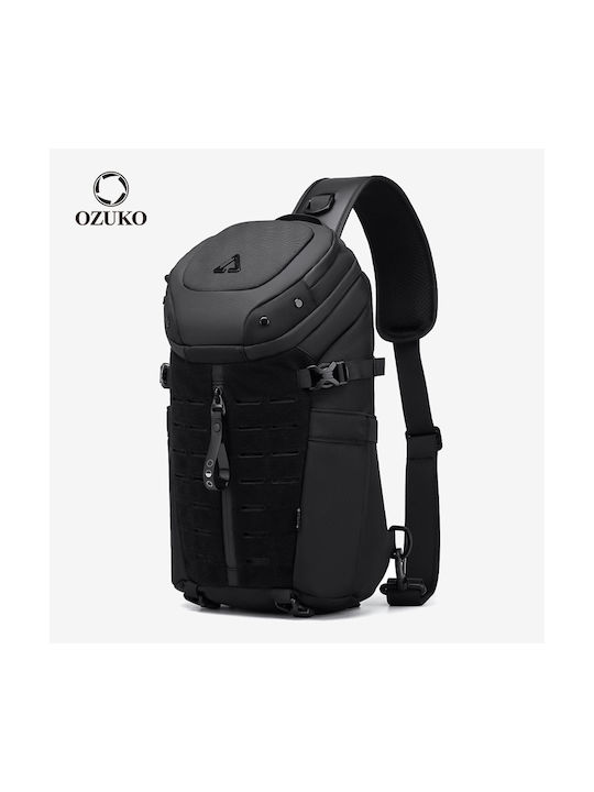 Ozuko Herrentasche Sling Schwarz