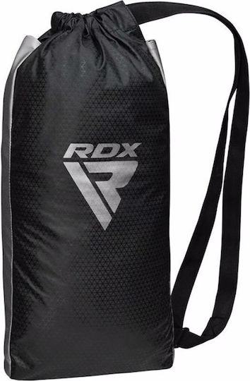RDX Γάντια Πυγμαχίας από Συνθετικό Δέρμα για Αγώνα Μαύρα