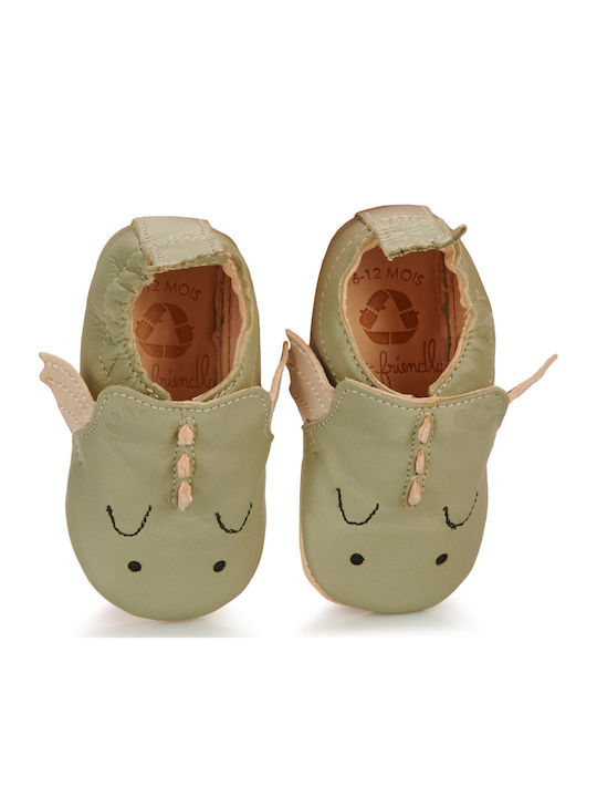 Easy Peasy Weiche Sohlenschuhe für Babys Grüne