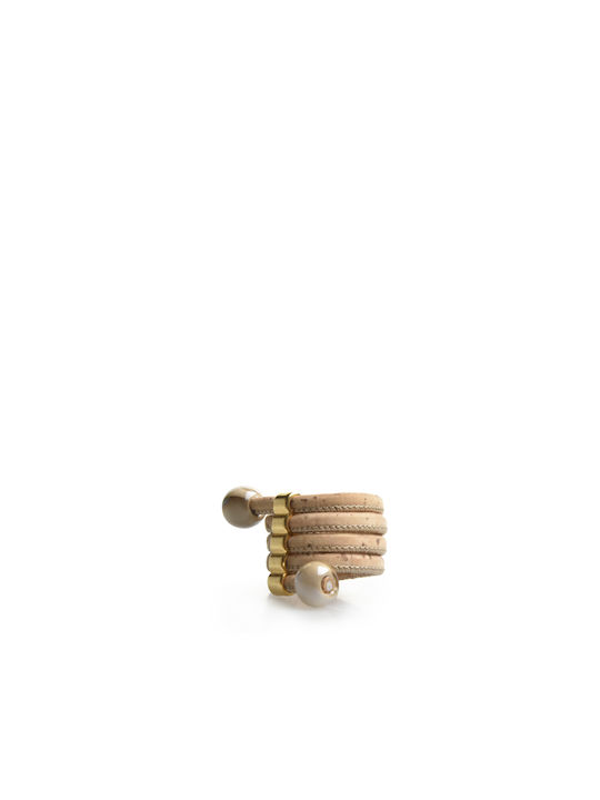 Apoxylo Snail Women's Ring Gold Plated