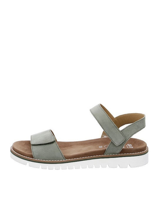 Flache Sandalen für Damen Anatomisch in Grün Farbe