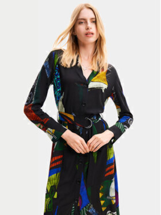 By M. Christian Lacroix Midi Shirt Dress Black