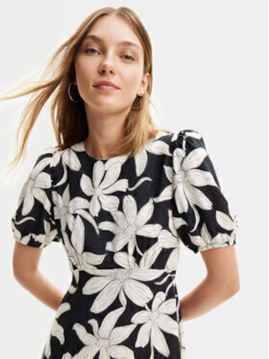 Rochie De Vară Pentru Femei Mini Rochie-Cămașă Neagră