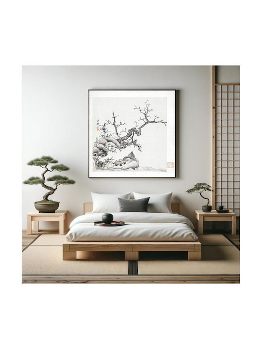 Tree (1368–1644) Vintage Chinese Painting By Chen Hongshou 1 Πίνακας σε Καμβά 120x120cm