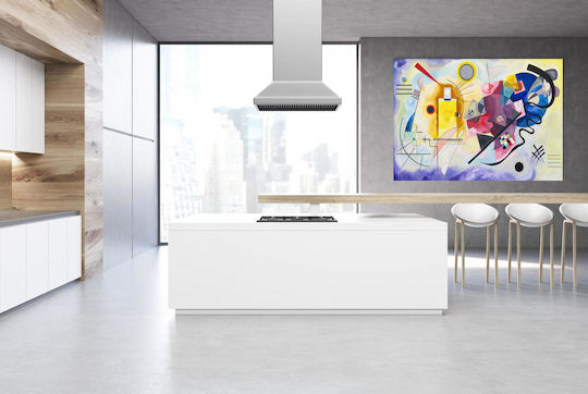 Yellow-red-blue Abstract Painting By Wassily Kandinsky 1 Картина Платнен 120x80см