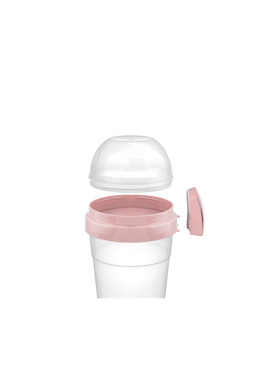 Cutie pentru Mâncare Plastic Alb 800ml 24buc