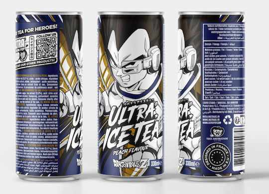 Toei Animation Dragon Ball Z Ice Tea with Carbonation in Box 051886 330ml