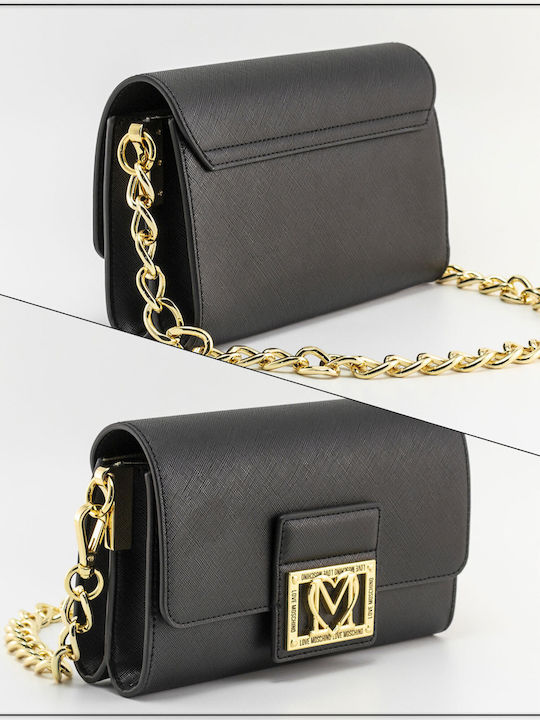 Moschino Damen Tasche Schulter Schwarz