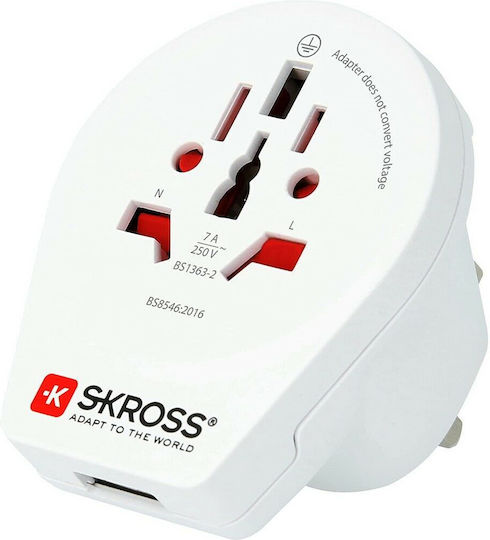 Skross Αντάπτορας Πρίζας από Universal σε Αγγλίας