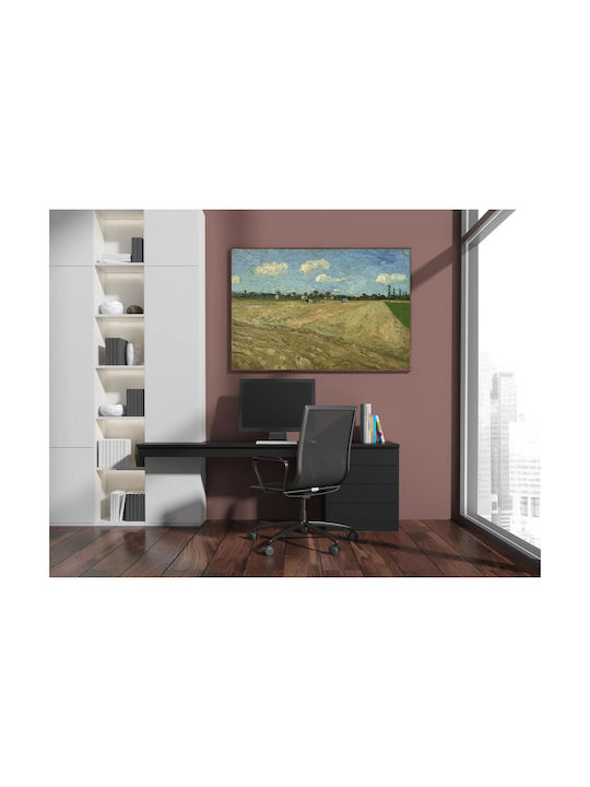 Vincent Van Gogh - Geploegde Akkers ('de Voren') Painting Copy of Van Gogh on Canvas 50x40cm