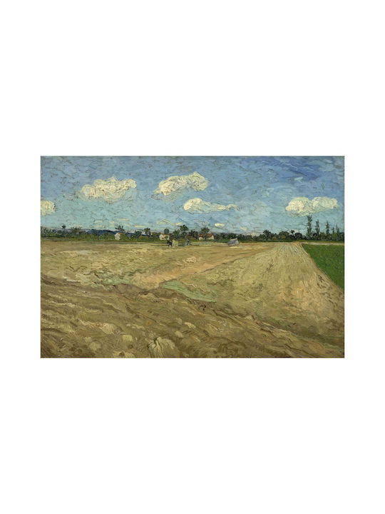 Vincent Van Gogh - Geploegde Akkers ('de Voren') Painting Copy of Van Gogh on Canvas 50x40cm