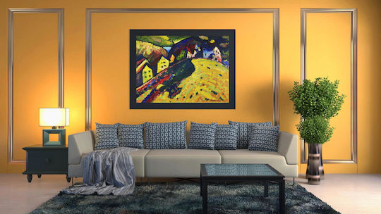 Houses Painting on Canvas 100x70cm