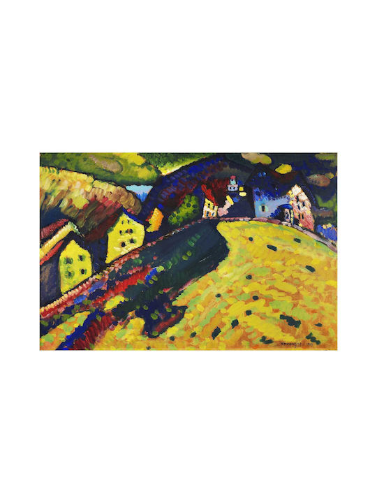 Houses Painting on Canvas 100x70cm