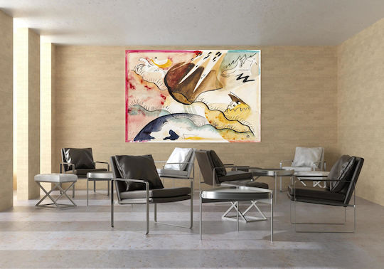 Rain Painting on Canvas 90x60cm
