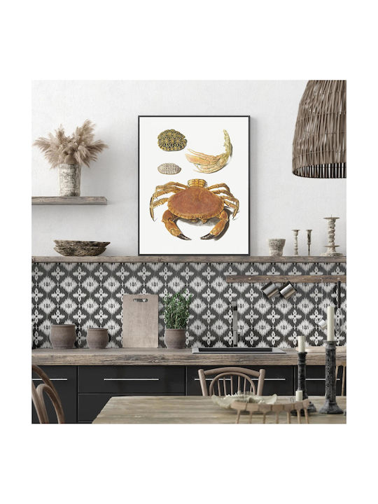 A Crab, A Pair Of Crab Claws And Two Turtle Shells By Johann Gustav Hoch (1716–1779) Gemälde auf Leinwand 40x65cm