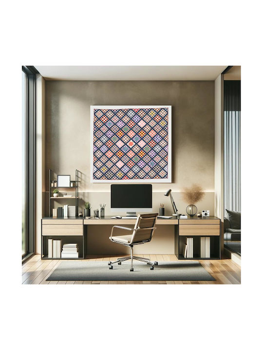 Quilt Картина Тъкан 110x110см