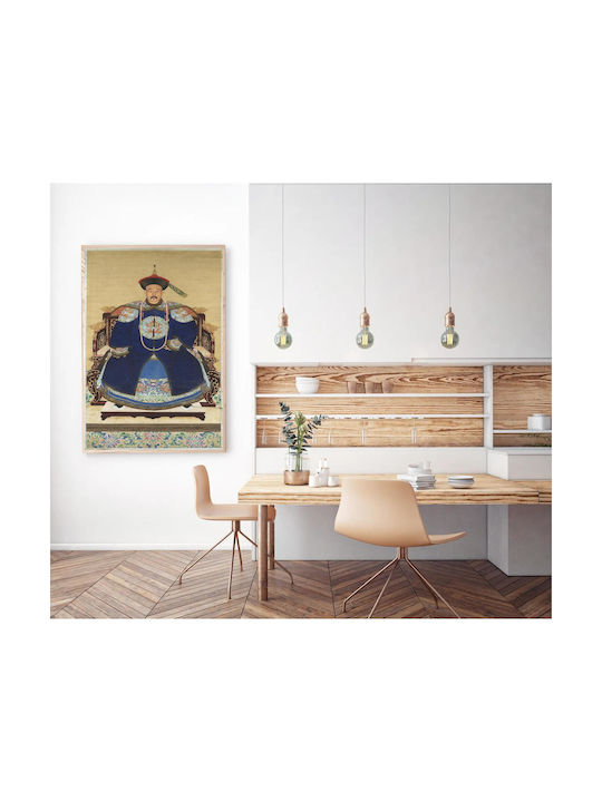 Seated Man A Painting on Canvas 100x150cm