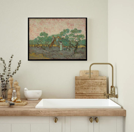 Olives Картина Копие на Ван Гог Платнен 65x40см