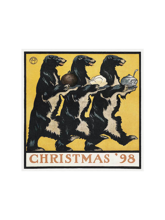 Christmas Gemälde auf Leinwand 120x120cm