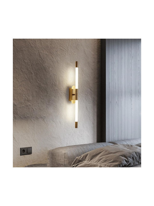 H34 Φωτιστικό Τοίχου LED Χρυσό 5x5x5εκ. H34 Φωτιστικό Τοίχου LED Χρυσό 5x5x5εκ.