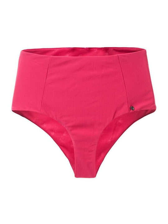 Bikini Slip Talie Înaltă Roz