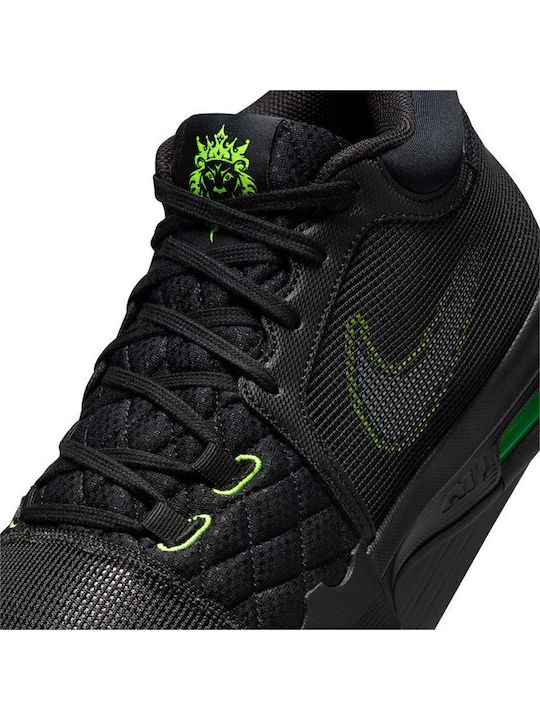 LeBron Witness 8 High Basketball Shoes Black / Volt / White
