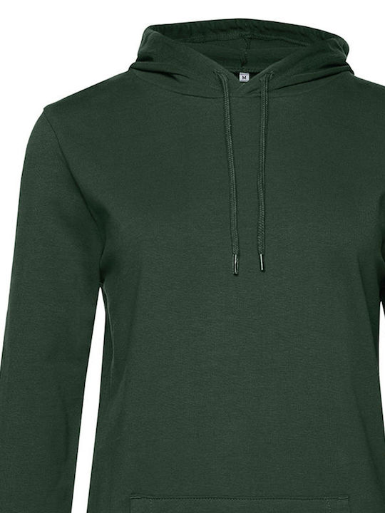 B&C Women's Long Sleeve Promotional Sweatshirt Green