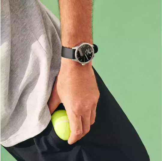 Withings ScanWatch 2 Stainless Steel 38mm Αδιάβροχο με Παλμογράφο (Μαύρο)