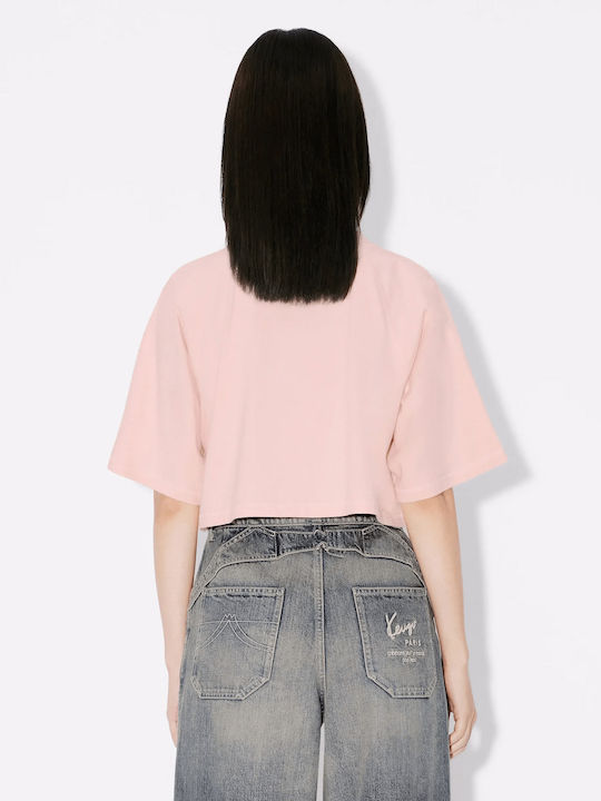 Kenzo Damen Crop T-shirt Rosa