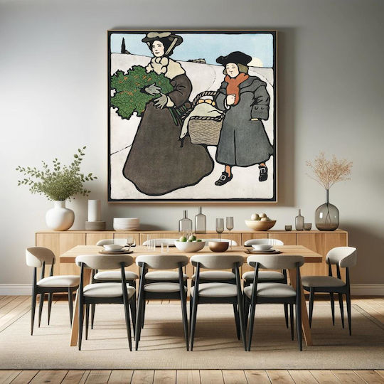 Christmas 1899 Painting on Canvas 120x120cm