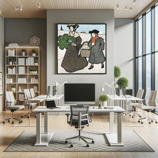 Christmas 1899 Painting on Canvas 120x120cm